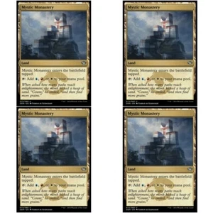 4 x MONASTERIO MÍSTICO NM Velocidad vs Astuta MTG Tierra - Unc - Imagen 1 de 1