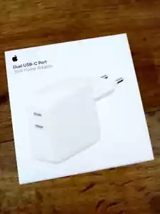 Caricabatteria Caricatore Alimentatore Apple Doppia porta USB-C 35 W iPhone - Foto 1 di 3