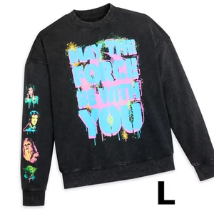 Disney Parks Star Wars May the Force Be with You Sweatshirt L Ashley Eckstein - Picture 1 of 4