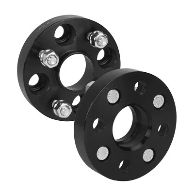 (2) Espaciadores de rueda 4x100 centrados en el cubo de 25 mm 12x1,5 para Mazda Miata Toyota Corolla Foto 1 de 4