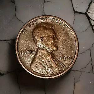 1919 Lincoln Wheat Cent Error Penny Weak Détails - Picture 1 of 2