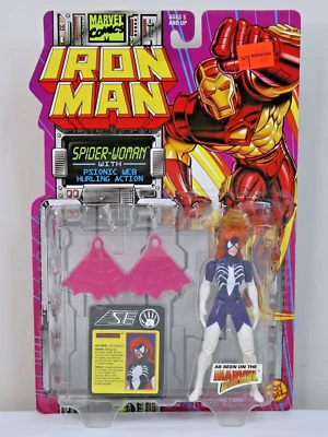 Marvel Toy Biz Wonder-Woman 1994 con acción Psiónic Web Hurling sellado sin usar, en caja Foto 1 de 2