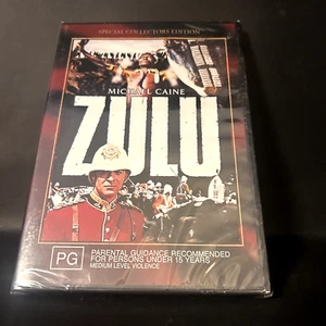Zulu DVD 1964 Stars Michael Caine & Stanley Baker R4 New - Picture 1 of 2