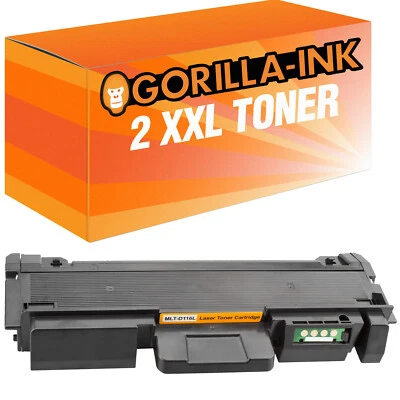GORILLA-INK 2x Tóner para Samsung Xpress MLT-D116L M2625FN M2625N M2626 M2675F M2675F M2675FN