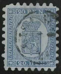 Finland 1866-74 Scott #9b USED - Type I - Very Fine - Picture 1 of 2