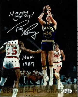 RICK BARRY FIRMADO AUTOGRAFIADO 8x10 - Golden State Warriors - J.S.A. Certificado Foto 1 de 3