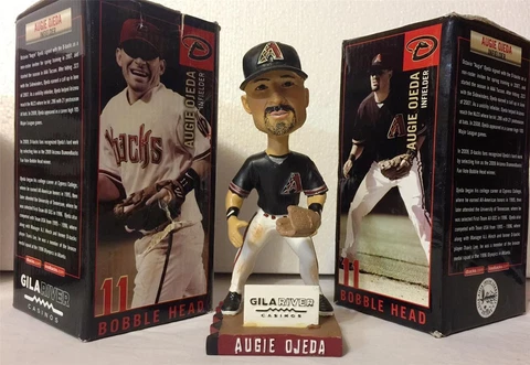 2009 ARIZONA DIAMONDBACKS AUGIE OJEDA SGA BOBBLEHEAD ~ NIB Cover