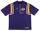 Chemise Nike Warmup violette signée Lakers Magic Johnson BAS témoin #W205613
