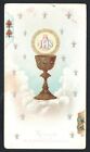 Holy card antique de Primera Comunion santino estampa image pieuse