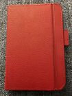 Genuine Amazon Red Leather Cover case for Kindle Keyboard  3rd Gen.