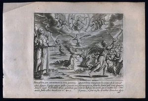 Vision der Apokalypse.cap.7 ENGEL kupferstich 17.Jh. - Bild 1 von 1