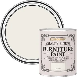 Rust-Oleum Chalky Furniture Paint 2.5L Various Colours - Picture 1 of 6