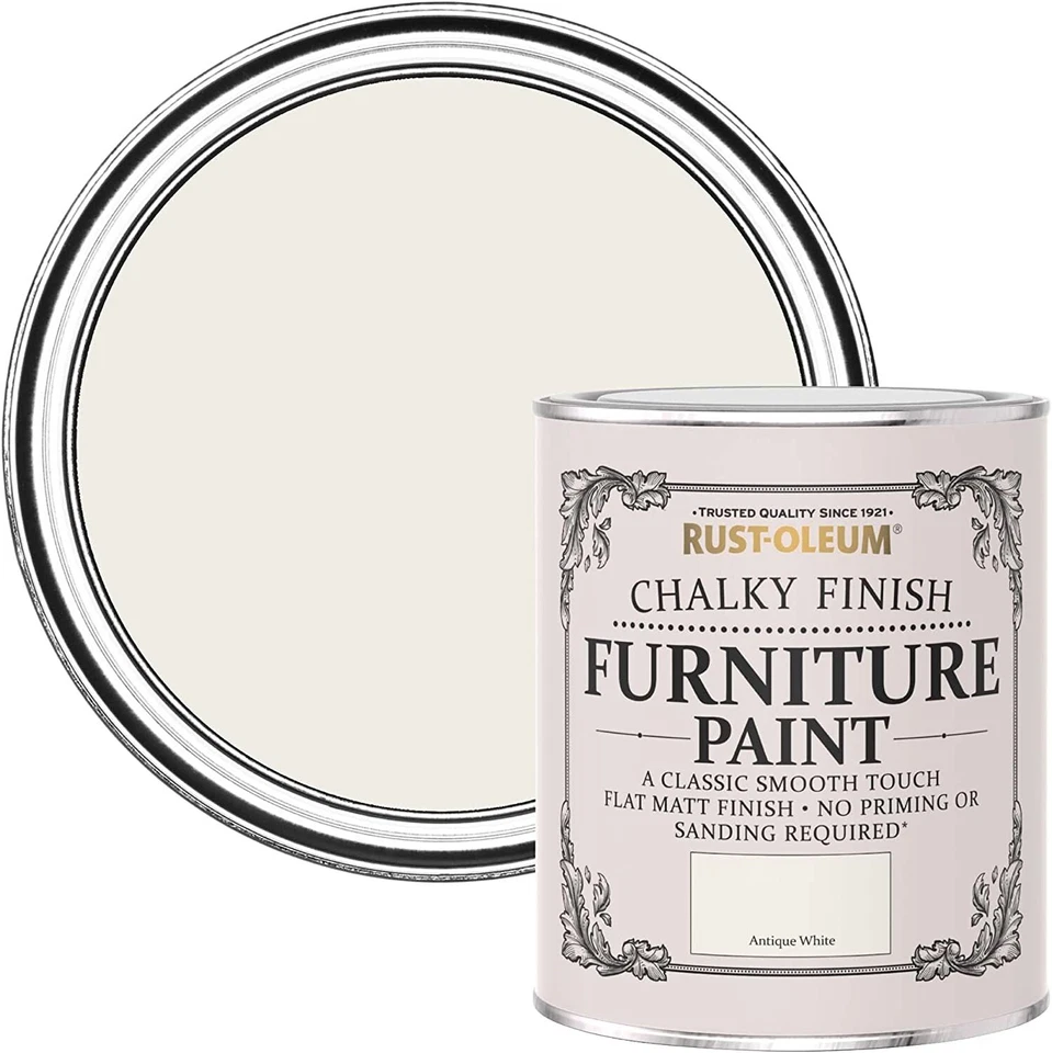 Rust-Oleum Chalky Furniture Paint 2.5L Various Colours - Image 1 of 1