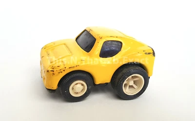 Vintage TONKA Metal 70’s Yellow Ferrari Toy Sports Car Pressed Steel 3” Japan - Image 1 of 4