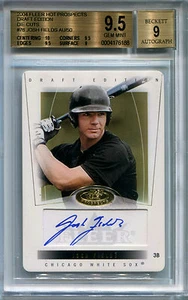 2004 Fleer Hot Prospects JOSH FIELDS Die Cut Auto RC /50 SP Gem Mint BGS 9.5 - Picture 1 of 1