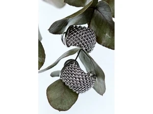 925 Sterling Silver Earrings Italy - Picture 1 of 8