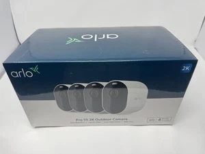 ✅New Sealed✅ Arlo Pro 5S 2K 4 Wireless Security Cameras Kit+4 Month Subscription - Picture 1 of 4