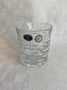 Bohemia Czech Republic Old Fashioned Whiskey Glass Lead Crystal New Sticker - Picture 1 of 3