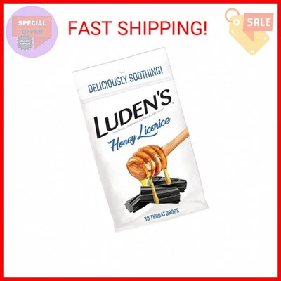 Ludens. Honey Licorice Throat Drops - 30 Count Bag… - Image 1 of 2