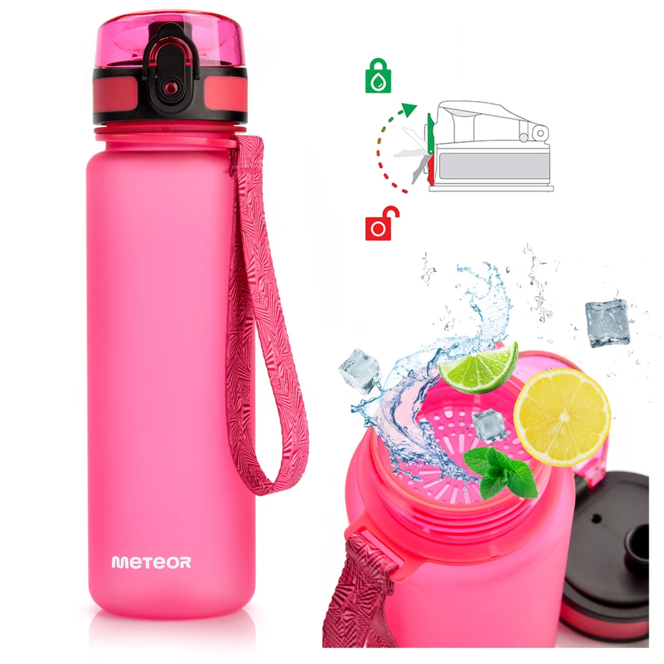 meteor Trinkflasche Kinder Auslaufsicher Wasserflasche Schule Kindergarten