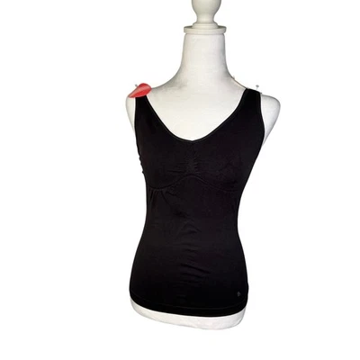 Barely There 女式黑色无缝 V 领塑身衣 L 4214 — 第 1/4 张图片