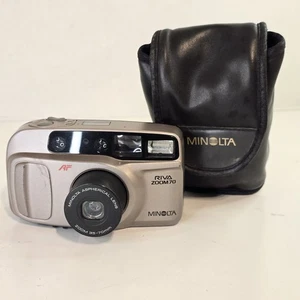 Minolta AF Riva Zoom 70 35mm Point And Shoot Tested Working  - Bild 1 von 13
