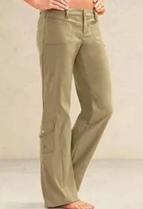 Athleta Khaki Dipper Low Rise Utility Hiking Pants. Sz. 10T - Picture 1 of 7