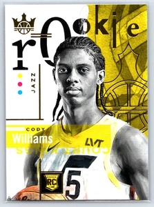2024-25 Panini Court Kings Cody Williams #105 RC Utah Jazz - Bild 1 von 2