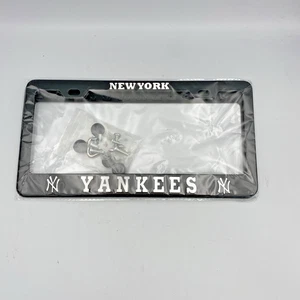 New York Yankees Auto KFZ Nummernschild Rahmen Abdeckung 2er Set mit Beschlägen - Bild 1 von 1