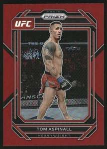 2023 Panini Prizm UFC Prizms Red #138 Tom Aspinall /199 - Picture 1 of 2