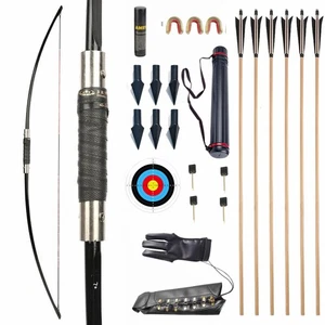67'' Takedown English Longbow Arrows 25-120Ibs Traditional Bow Archery Hunting - Picture 1 of 16