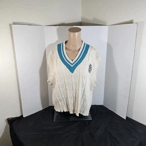 Florida Marlins Vintage 1993 Cable Knit Women’s Unisex Sweater Vest Size L - Picture 1 of 18