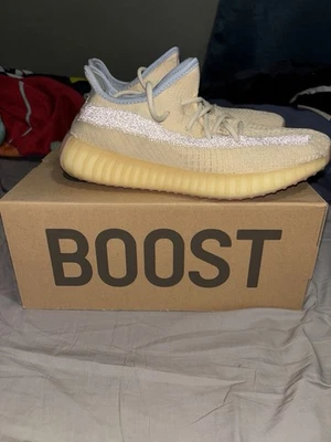 Tenis Adidas Yeezy Boost 350 V2 de lino para hombre talla 8,5 Foto 1 de 4