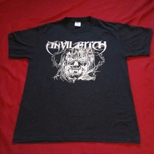 Camiseta Thrash Metal Yunque Perra De Colección Negra Para Hombre Grande Rara Años 80 Philadelphia - Imagen 1 de 4