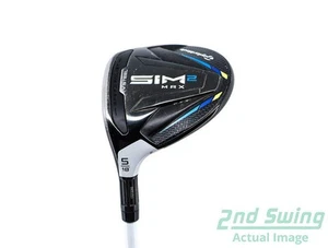 TaylorMade SIM2 MAX Fairway Wood 5 Wood 5W 18° Graphite Senior Left 42.75in - Picture 1 of 8