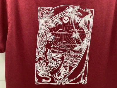 Camisa vintage para mujer Roxy talla M granate playa surf océano Y2K 2000s California Foto 1 de 4