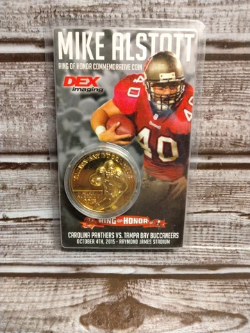 MIKE ALSTOTT RING OF HONOR COMMEMORATIVE COIN OCTOBER 4TH, 2015 Brand New Sealed Cover