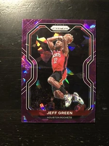 2020-21 Panini Prizm Prizms Purple Ice #2 Jeff Green 001/175 Rockets Card PWE - Bild 1 von 2