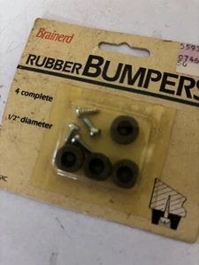 plastic bumpers 1/2” set of 4 new - Picture 1 of 4