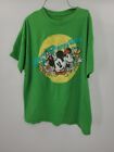 Walt Disney World Disney Parks Green Retro Character T-Shirt Fab Five XL