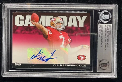 Colin Kaepernick 2011 Topps Signed Autographed Rookie Card Beckett BGS BAS (RC) - Image 1 of 2