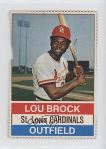 1976 Hostess All-Star Team Lou Brock #7 HOF