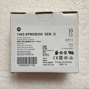 Allen Bradley 1492 1492SPM MCB, 2P Pole, 20A Kurve B, 277V AC, 96V DC, 10 kA Br - Bild 1 von 2