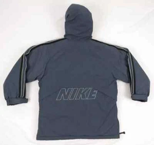 Nike Insulated Fleece Lined Spell Out Boys Youth Hooded Full Zip Jacket M 10-12 - Picture 1 of 10