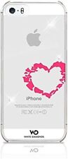 White Diamonds Lipstick Heart Crystal Case for iPhone 5/5s, Clear