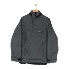 Buffalo Mountain Shirt Jacket 1/4 Zip Deep Pile Lined Grey Womens Size 40