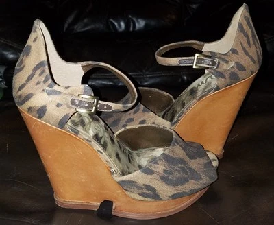 Tacones plataforma tela leopardo Sam Edelman talla 9 Foto 1 de 4