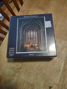 Sainte Chapelle Paris 1000 Piece Puzzle 19" x 26" Purrfect New Sealed - Picture 1 of 2