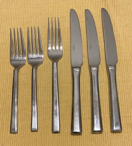 Reed & Barton Everyday ADDISON Stainless Forks & Knives 6 pcs - Picture 1 of 5