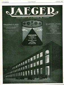 Publicité ancienne Jaeger horloger de marine de l'Etat issue de magazine 1929 - Picture 1 of 1